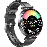 XO , Wasserdichte Smartwatch IP68 mit 7 Tagen Autonomie, Schwarz