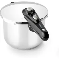 BRA A185104, 9 l, Keramik, Elektro, Gas, Induktion, Silber, 24 cm, Edelstahl, Bakelit