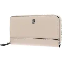 s.Oliver Geldbörse Zip Around Wallet Brown beige