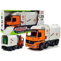 Lean Toys Müllwagen mit Mülltonnenantrieb