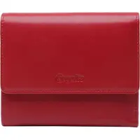 Esquire Leder Geldbörse Viktoria Flap Wallet Red dunkelrot