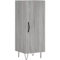 Syfax Sideboard Grau Sonoma 34,5x34x90 cm Holzwerkstoff