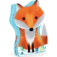 Djeco Puzzle Ingwer-Silhouettenpuzzle „Kleiner Fuchs“ - 24 S