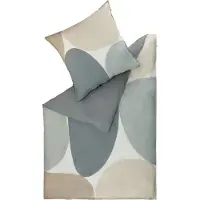 Schöner Wohnen Kollektion SCHÖNER WOHNEN Bettwäsche Pebble-B Farbe grau Größe 155x220+80x80