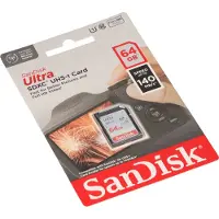 SanDisk Ultra, 64 GB, SDXC, Klasse 10, UHS-I, 120 MB/s, Class 1 (U1)