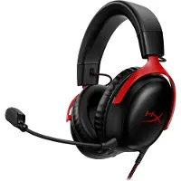 HyperX HP Cloud III – Gaming-Headset (schwarz/rot), Kopfhörer