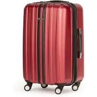 Ad Vitam Reisekoffer Hartschale - Koffer Trolley Rollkoffer, 60l, Rot