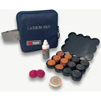 Ubergames Carrom Steine, Striker, Pulver in der Tasche