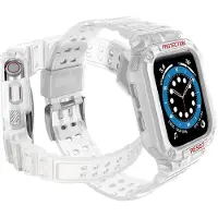 Hurtel Schutzarmband Mit Etui Für Apple Watch 7 / 6 / 5 / 4 / 3 / 2 / Se (41 / 40 / 38Mm) Gehäuse Gepanzerte Uhrabdeckung Weiss
