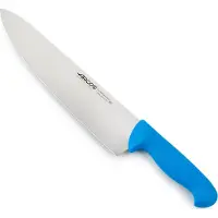 Arcos Kochmesser Farbe - Prof 290923 aus Nitrum-Edelstahl und mango ergonomisches blaues Polypropylen und 30 cm Klinge, Vitrine