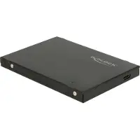 DeLOCK 42609, SSD-Gehäuse, M.2, PCI Express, 10 Gbit/s, USB Anschluss, Schwarz