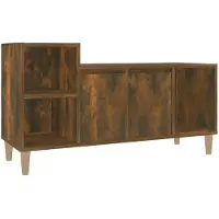 Syfax TV-Schrank Räuchereiche 100x35x55 cm Holzwerkstoff