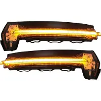 Osram Dynamische Full LED Spiegelanzeigen LEDriving für Audi A3 S3 8V RS3 8VA Schwarz