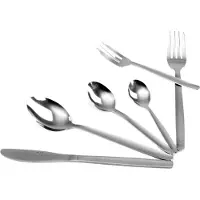 Solex TM 80 Kantinenbesteckset 408 teilig für 72 Personen inklusive 48 Moccalöffel