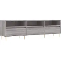 Syfax TV-Schrank Grau Sonoma 150x30x44,5 cm Holzwerkstoff