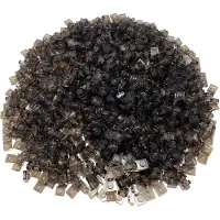 LEGO 3024 Trans-Black Plate 1 x 1