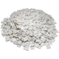 LEGO : 1000 Platten 2x2 weiß