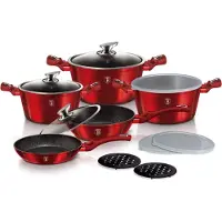 Berlinger Haus Bh-7030 Burgunder Kochgeschirr-Set