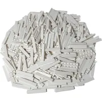 LEGO 1x6 Fliesen Weiß - 6636 NEU! Menge 100x