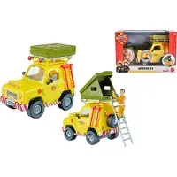 Simba Spielzeug-Auto "Feuerwehrmann Sam Geländewagen mit Dachzelt", bunt, Spielzeugfahrzeuge, Kinder, Kunststoff, Spielzeug-Auto, mit Lichteffekt