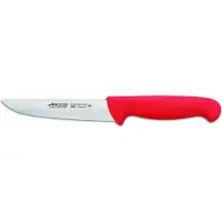 Arcos Küchenmesser 2900 - Prof 290422 aus Nitrum-Edelstahl und mango ergonomische rote Polypropylenklinge und 13 cm Klinge, Schaukasten