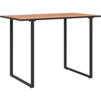 Syfax Gartentisch Braun 100 x 55 x 70 cm Holz