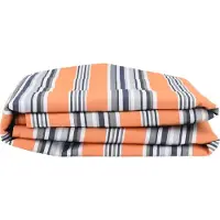 Syfax Markisenersatzstoff Blau und Orange 1000 x 160 cm Polyester