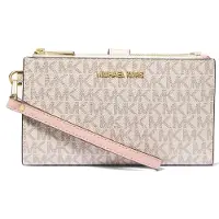 Michael Kors Portemonnaie Double Zip Puderrosa