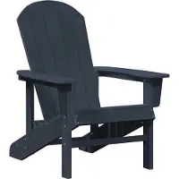 Syfax Adirondack-Stuhl Marineblau HDPE