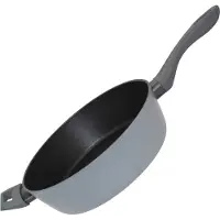 Elo Premium Bratpfanne Ø 28 cm aus geschmiedetem Aluminium, aschgrau ideal für alle Herdarten inklusive Induktion
