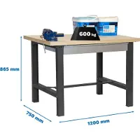 Simonwork (bancos De Trabajo) Bt6 Box Werkbank 865x1200x750 Mm