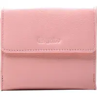 Esquire Leder Geldbörse Viktoria Little Wallet Apricot rosa