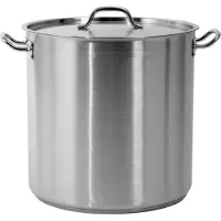 YATO Profi Kochtopf GROß 40x40cm 50,3 Liter mit Deckel