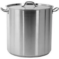 YATO Professioneller Kochtopf HIGH 45x45cm 71,6 Liter mit Deckel