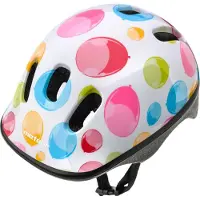 Meteor Schutzhelm, Kinderhelm, Fahrradhelm, Rollschuhe, KS06 Helm Kinderfahrradhelm Helm, größe XS 44-48 cm Color dots