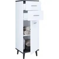 VCM Holz Kommode Beistellmöbel Schublade Lindas