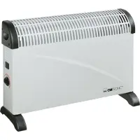 Clatronic Konvektor-Heizung | Elektroheizung mit 3 Heizstufen | Heizung mit Thermostat | bis zu 40qm | Konvektor mit Überhitzungsschutz | KH 3077 H