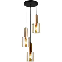 ITALUX Sardo PND-5581-3A-BRO+AMB Hängelampe
