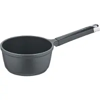 Berndes Stieltopf mit Glasdeckel 16 cm, Aluminium, schwarz - Edition 100