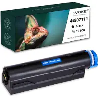 Evoke Toner für OKI 45807111 Schwarz B492 XL ️️ B412 B432 B512 MB472 MB492 MB562 ️
