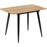 Vicco Esstisch Beaver Goldkraft Eiche/Schwarz 80-110 x 70 cm ausziehbar, Model 51773