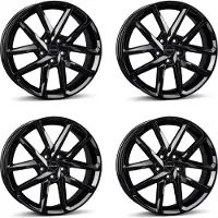 BORBET 4 Felgen N 7.5x18 ET46 5x112 SW für Skoda Karoq Octavia Superb Yeti 5x112 SW für Skoda Karoq Octavia Superb Yeti Aluräder