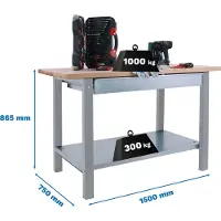 Simonwork (bancos De Trabajo) Bt6 Pro Box Werkbank 865x1500x750 Mm