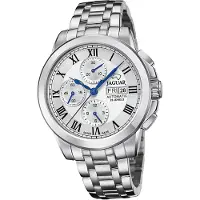 Jaguar Herren Uhr Chronograph Edelstahl Armbanduhr Le Chronographe silber D2UJ978/2
