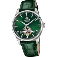 Jaguar Leder Herren Uhr Analog Elegant Armbanduhr grün Balancier D2UJ966/4