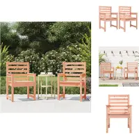 vidaXL Gartenstühle 2 Stk. 60x48x91 cm Massivholz Douglasie - Gartenstühle