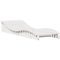 Syfax Sonnenliege Weiß 205x70x31,5 cm Massivholz Kiefer