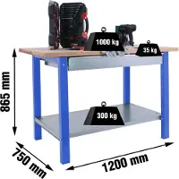 Simonwork (bancos De Trabajo) Bt6 Pro Box Werkbank 865x1200x750 Mm