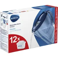 Brita Marella Cool Blau + 12 Pro Kartuschen 1 St
