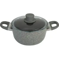 Ballarini Murano Kochtopf mit Glassdeckel Aluminium 24 cm